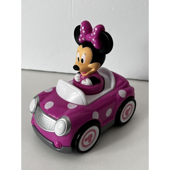 Disney Hap-P-Kid Minnie Mouse "Push -n- Go Racer Car - Picture 3 of 6